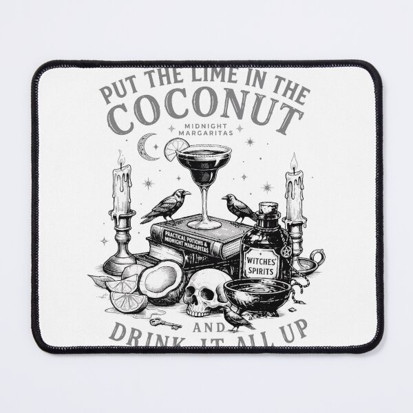 Item preview, Vintage Coconut Midnight Margaritas Halloween Magic designed and sold by nryum.