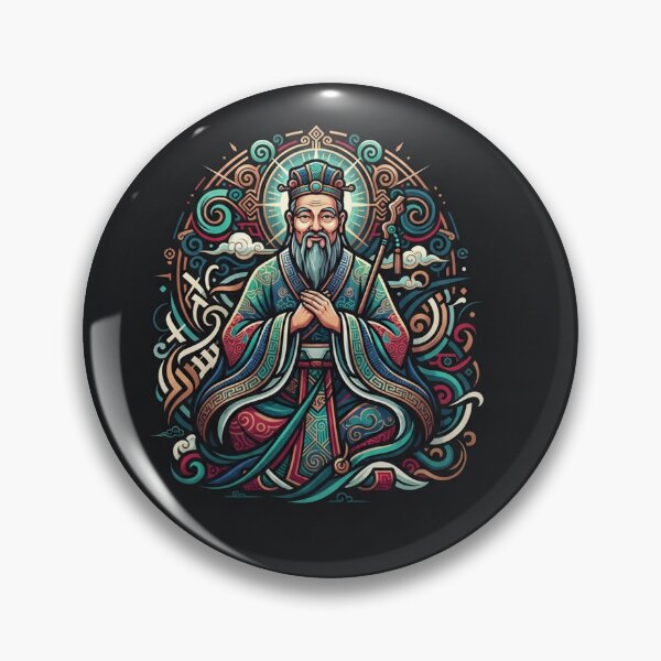 Item preview, Confucius Wise Sage Oriental Philosophy Art designed and sold by Owcomm.