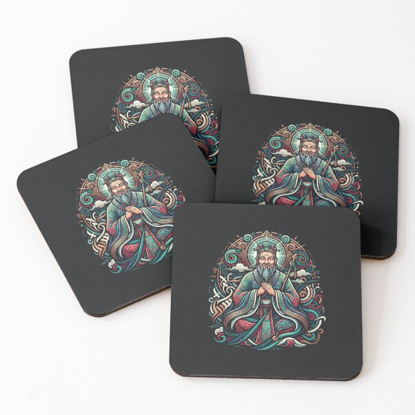 Item preview, Confucius Wise Sage Oriental Philosophy Art designed and sold by Owcomm.
