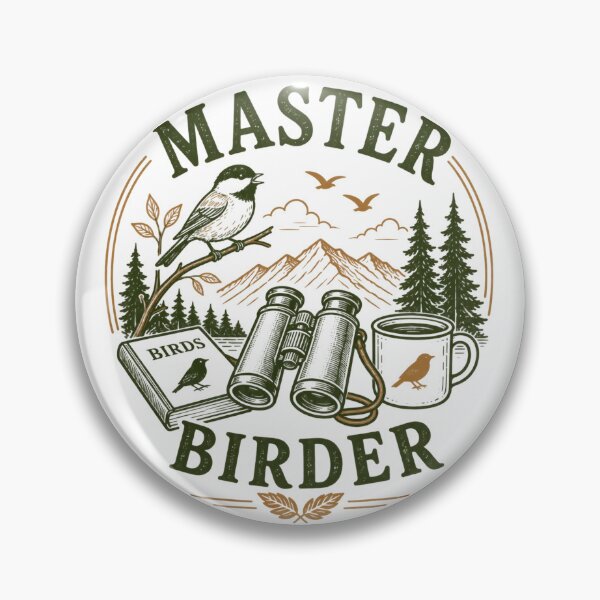 Item preview, Master Birder - Bird Watching designed and sold by CampAndCoast.