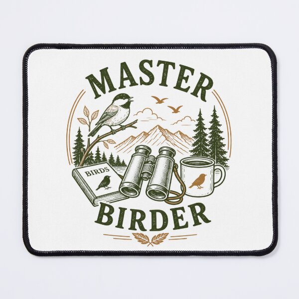 Item preview, Master Birder - Bird Watching designed and sold by CampAndCoast.