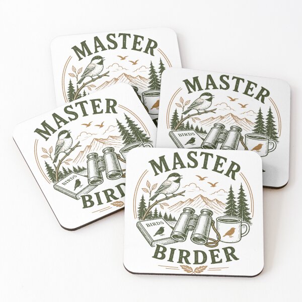 Item preview, Master Birder - Bird Watching designed and sold by CampAndCoast.