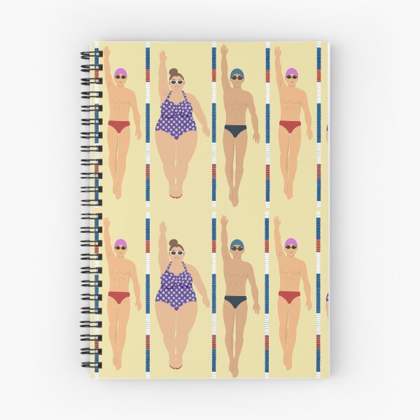 Item preview, Retro Swim Club - Swim Team pattern Print designed and sold by Clauzierra.