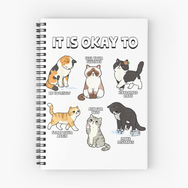 Item preview, Motivational Cats It is Okay to Kawaii Cat School Counsellor T-Shirt designed and sold by Julian Segers.
