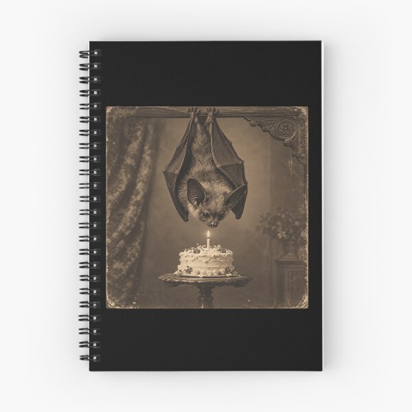 Item preview, Victorian Bat Birthday for Gothic Bat Lovers designed and sold by POD DYNASTY | Original Print On Demand T-Shirt Graphics.
