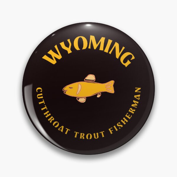 Item preview, WYOMING CUTTHROAT TROUT FISHERMAN designed and sold by JamiesLocker.