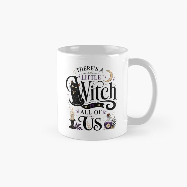 Item preview, There's A Little Witch In All Of Us Black Cat Halloween designed and sold by ImeldaSparks.