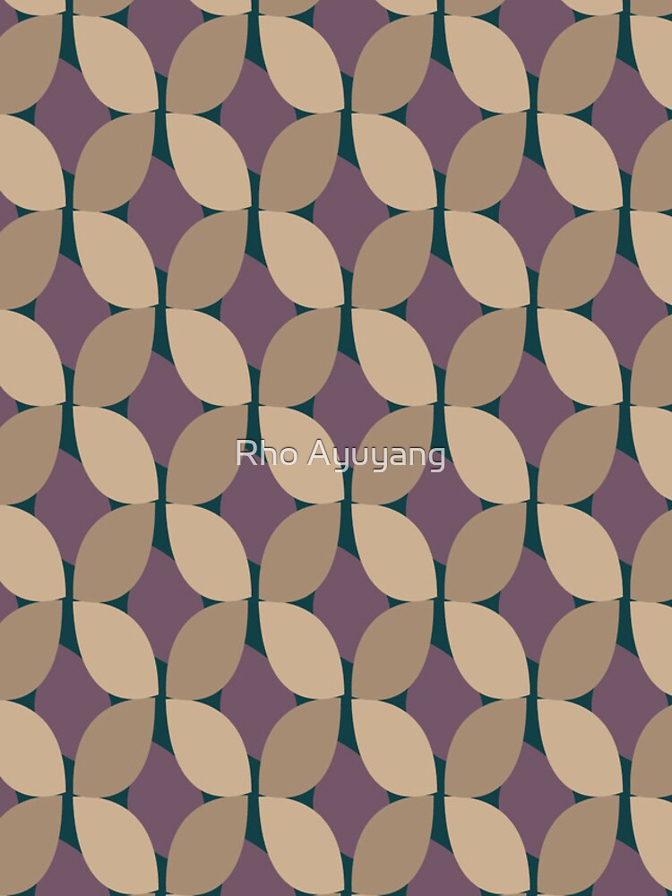 Thumbnail 4 of 4, iPhone Case, Lotus tile pattern designed and sold by Rho5.