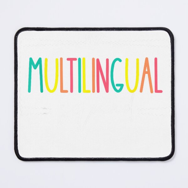 Aperçu de l'œuvre T-shirt rétro Multilingual Squad International Language Dual Teacher créée et vendue par Model-Yoys.