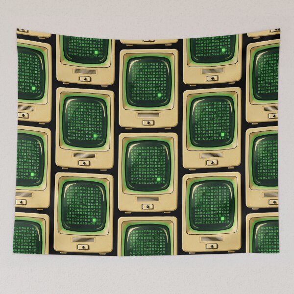 Item preview, Retro CRT Monitor Phosphor Green Terminal designed and sold by The Mellonaire.