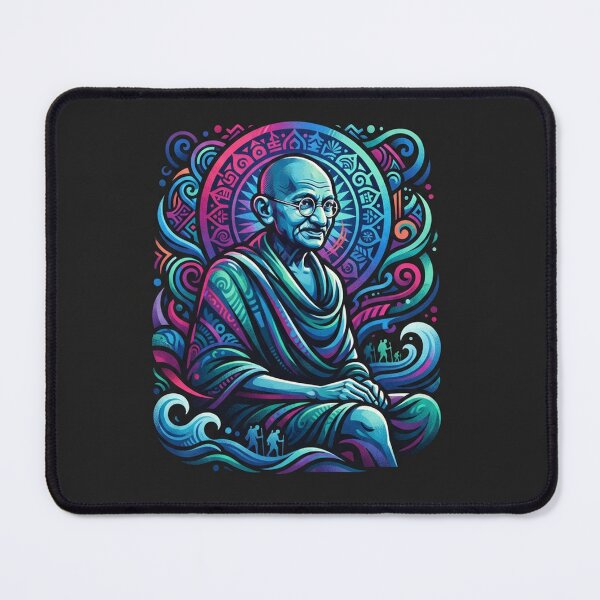 Item preview, Mahatma Gandhi Vibrant Spiritual Vision Illustration designed and sold by Owcomm.