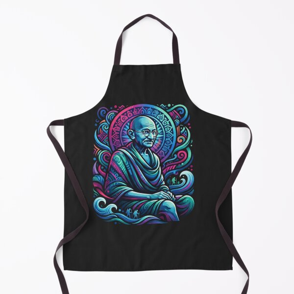 Item preview, Mahatma Gandhi Vibrant Spiritual Vision Illustration designed and sold by Owcomm.