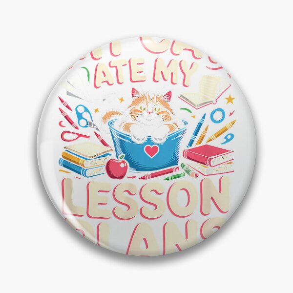 Item preview, My Cat Ate My Lesson Plans Funny Teacher T-Shirt designed and sold by elachhabdesign.