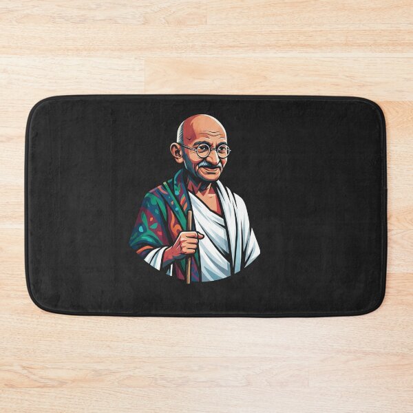 Item preview, Mahatma Gandhi Portrait Vector Art Illustration designed and sold by Owcomm.
