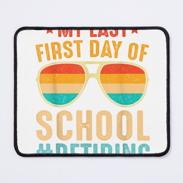 Item preview, My Last First Day of School Retiring Teacher Vintage Retro T-Shirt designed and sold by darknessman666.