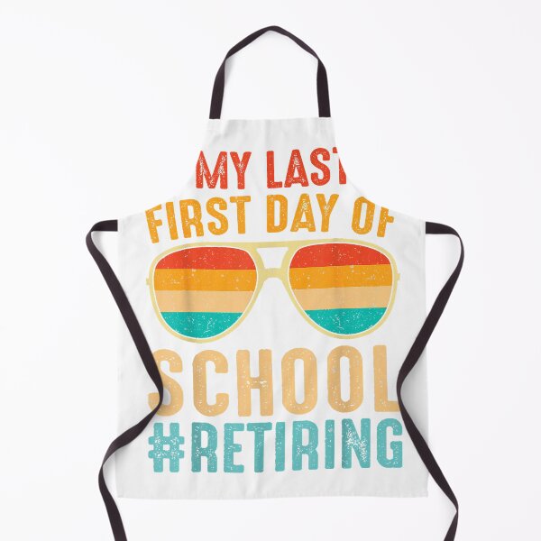 Item preview, My Last First Day of School Retiring Teacher Vintage Retro T-Shirt designed and sold by darknessman666.