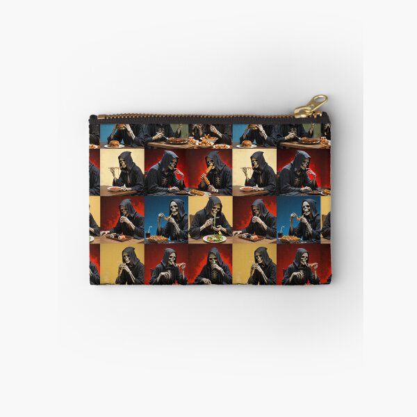 Item preview, Grim Reaper eating food, collage, Skulls - Anime, manga, designed and sold by 4gottenlore.