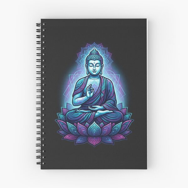 Item preview, Glow Neon Buddha Lotus Flower Meditation designed and sold by Owcomm.
