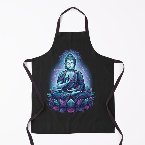 Item preview, Glow Neon Buddha Lotus Flower Meditation designed and sold by Owcomm.