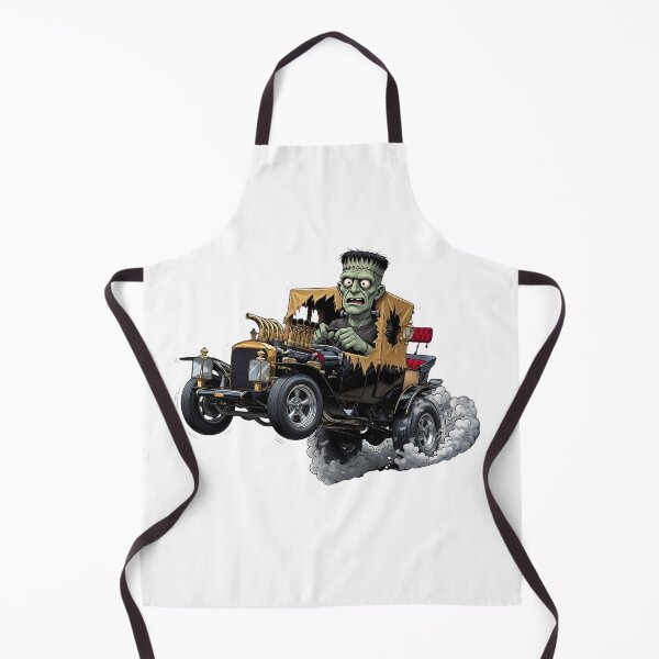 Item preview, Monster Mechanic Frank – Hot Rod Burnout designed and sold by Classic Chaos Creations.