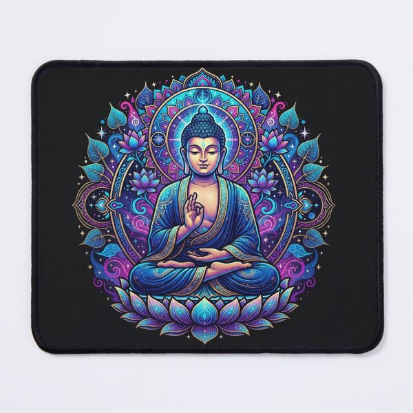 Item preview, Serene Buddha Lotus Mandala Spiritual Harmony designed and sold by Owcomm.