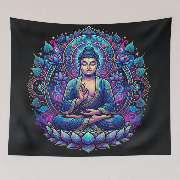 Item preview, Serene Buddha Lotus Mandala Spiritual Harmony designed and sold by Owcomm.