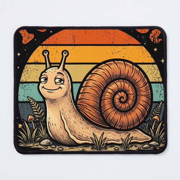 Item preview, Not Fast Not Furious Funny Retro Snail Pace designed and sold by linendaust.