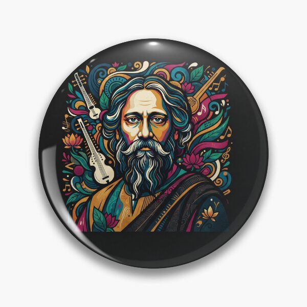 Item preview, Rabindranath Tagore Musical Soul Portrait designed and sold by Owcomm.