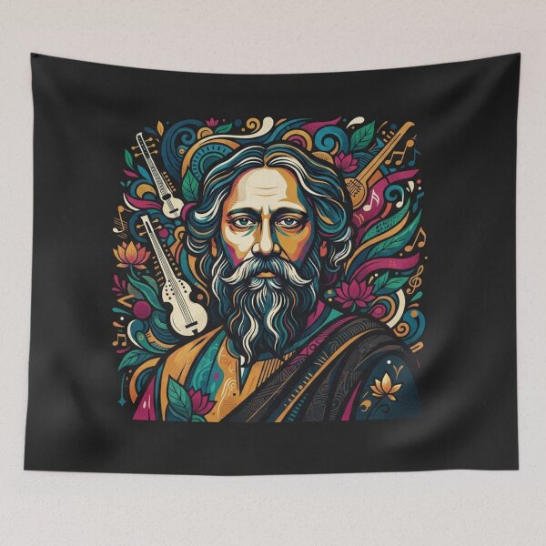 Item preview, Rabindranath Tagore Musical Soul Portrait designed and sold by Owcomm.