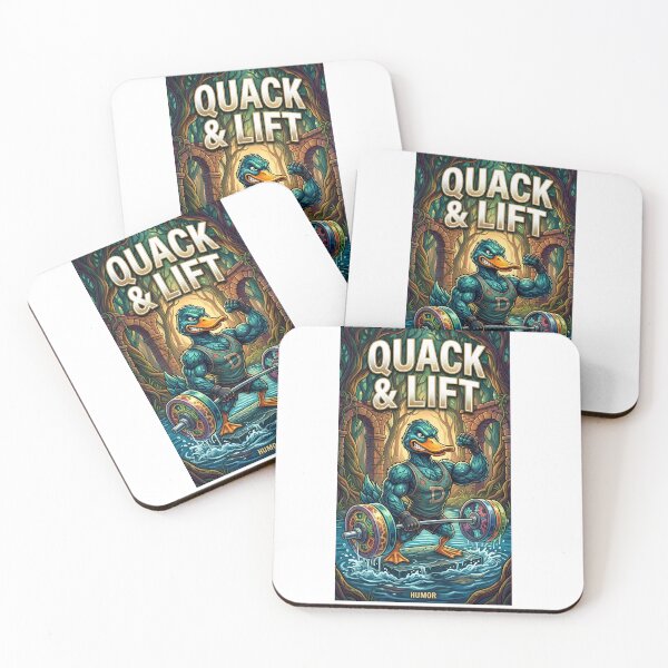 Item preview, Funny Duck Gym Workout Quack and Lift Muscle Duck Fitness Sticker designed and sold by fastansic.