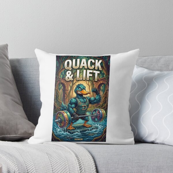 Item preview, Funny Duck Gym Workout Quack and Lift Muscle Duck Fitness Sticker designed and sold by fastansic.