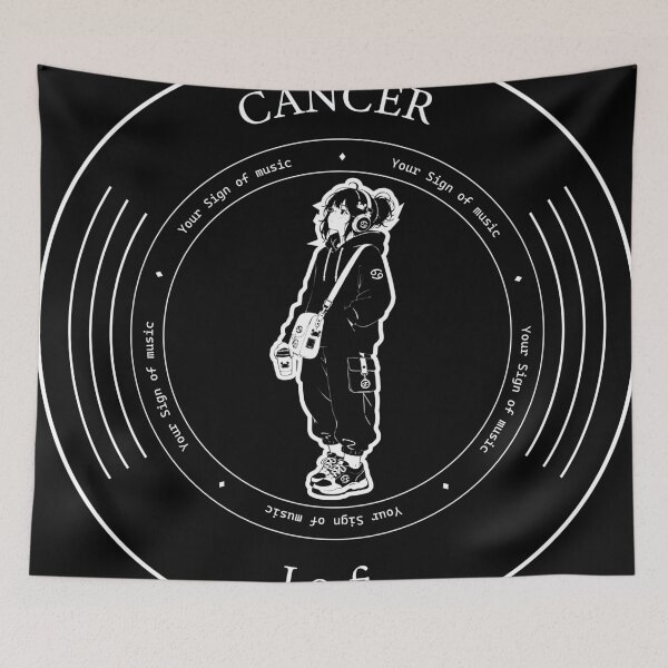 Item preview, Copy of Signs of music, Cancer designed and sold by Waxsails.