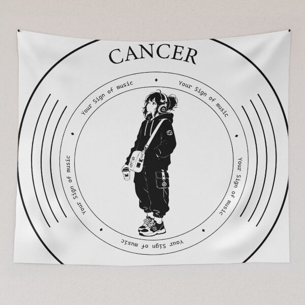 Item preview, Signs of music, Cancer designed and sold by Waxsails.