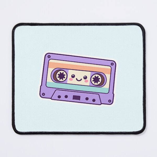 Item preview, Retro Cassette Tape Cute Sticker Design designed and sold by Inkworksbyshery.