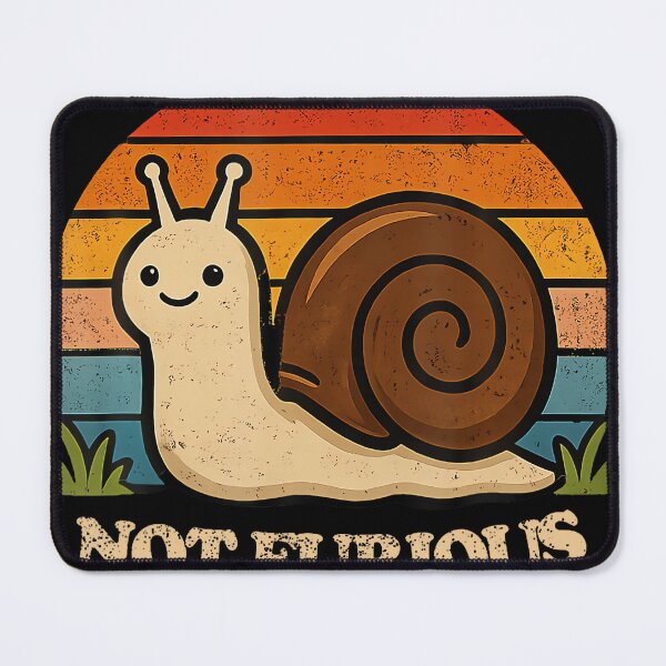 Item preview, Not Fast Not Furious Funny Retro Snail Pace Sunset designed and sold by linendaust.