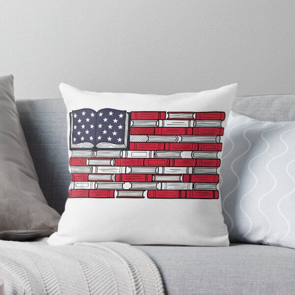 Item preview, Patriotic Book Flag Reading American Flag Books Teacher T-Shirt designed and sold by Otako88.