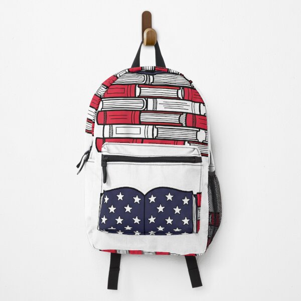 Item preview, Patriotic Book Flag Reading American Flag Books Teacher T-Shirt designed and sold by Otako88.