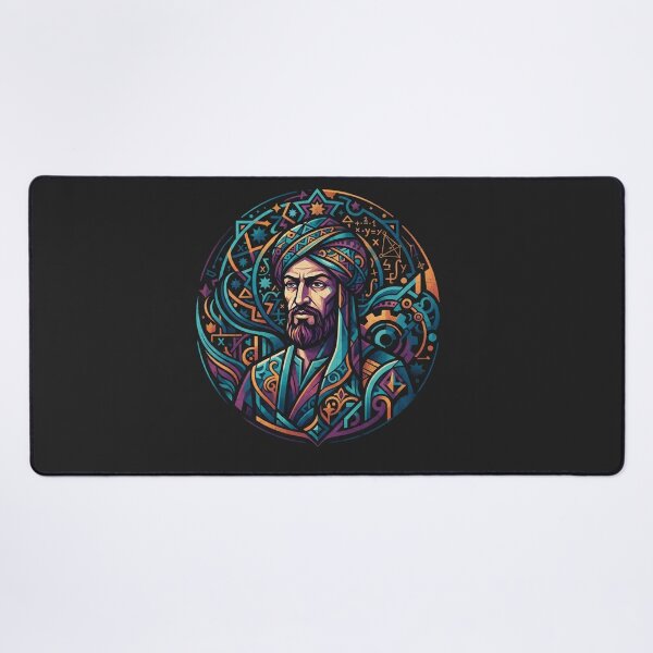 Item preview, Al Khwarizmi Golden Age Mathematician Portrait designed and sold by Owcomm.