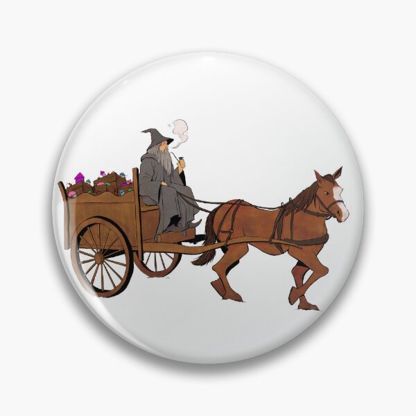 Item preview, Gandalf Lord of the Rings Cartoon Illustration designed and sold by The A-Press.