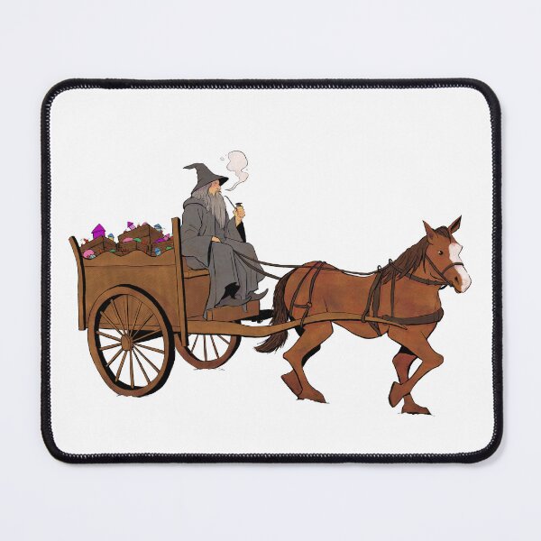 Item preview, Gandalf Lord of the Rings Cartoon Illustration designed and sold by The A-Press.