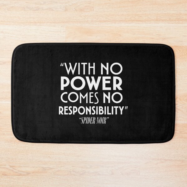 Item preview, Spider-Man Noir - With No Power Comes No Responsibility - Spider-Noir designed and sold by aleggsaurus.