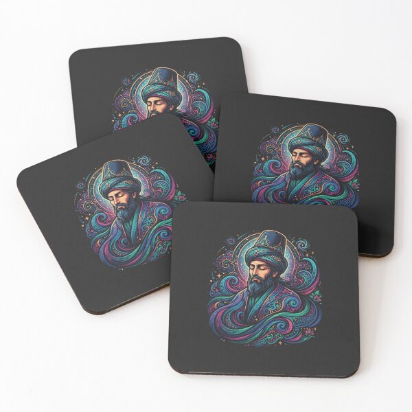 Item preview, Rumi Cosmic Whirling Dervish Mystic Portrait designed and sold by Owcomm.