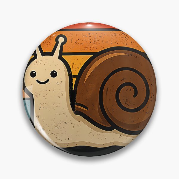 Item preview, Not Fast Not Furious Funny Retro Snail Pace Sunset designed and sold by linendaust.