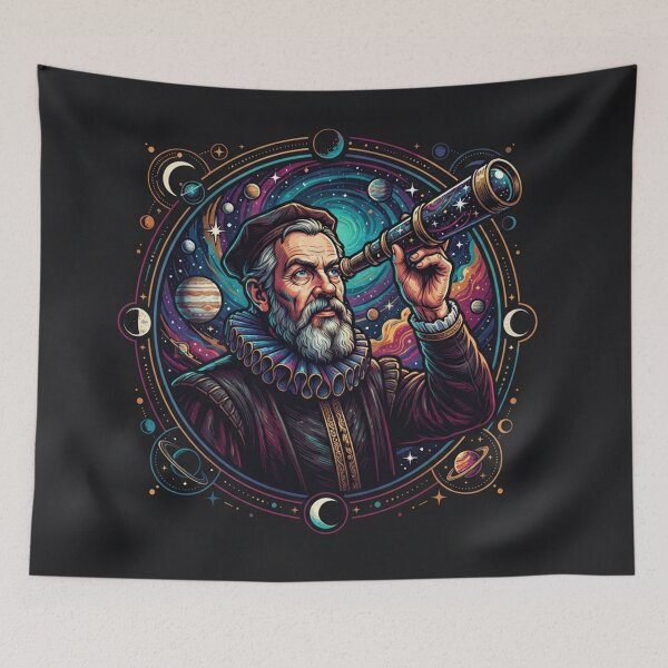Item preview, Galileo Galilei Exploring The Cosmos Universe designed and sold by Owcomm.