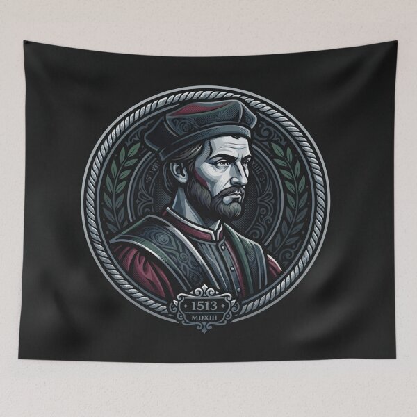 Item preview, Vasco Nunez de Balboa Explorer Portrait designed and sold by Owcomm.