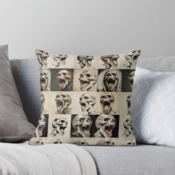Item preview, Screaming Skull collage, Skulls - Anime, manga, designed and sold by 4gottenlore.