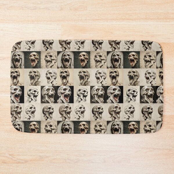 Item preview, Screaming Skull collage, Skulls - Anime, manga, designed and sold by 4gottenlore.