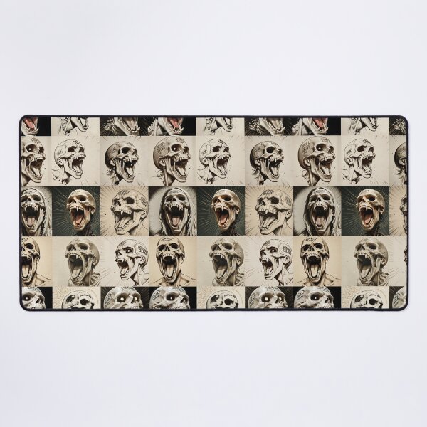 Item preview, Screaming Skull collage, Skulls - Anime, manga, designed and sold by 4gottenlore.
