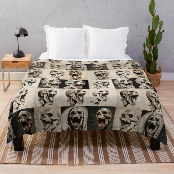 Item preview, Screaming Skull collage, Skulls - Anime, manga, designed and sold by 4gottenlore.