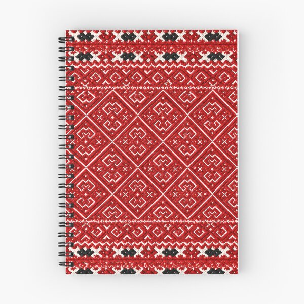 Item preview, Traditional Red Folk Embroidery Pattern designed and sold by DansCreations42.